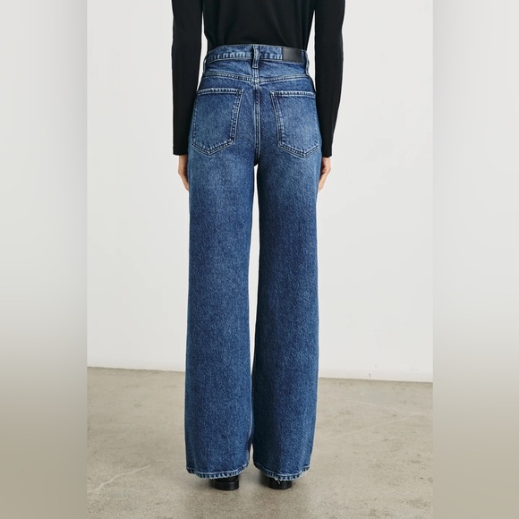 Rails Getty Wide Leg Denim Jeans in Moonlit Ocean - Picture 3 of 12